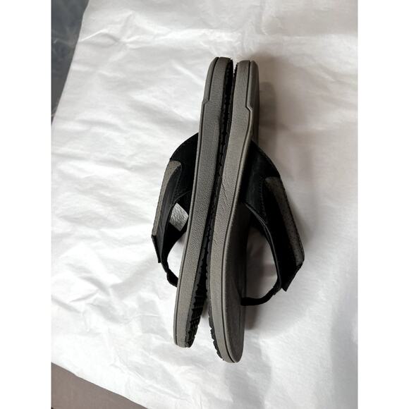 LANDSHARK womens size 7 flip flops gray summer beachy casual everyday - Picture 4 of 6